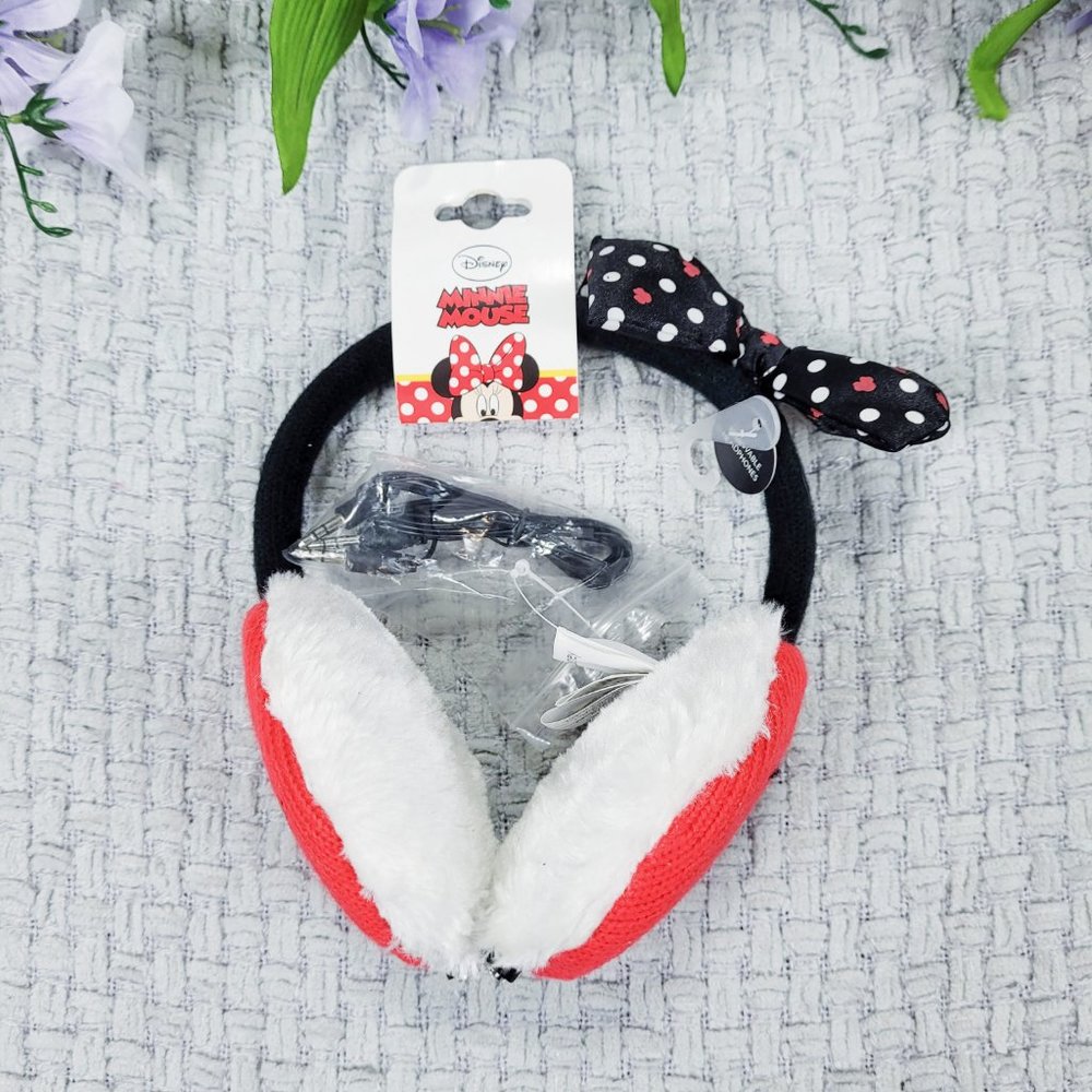 Mix 'n Match 3/$24 Disney Minnie Mouse Plush Over Ear Headphones Headband NWT